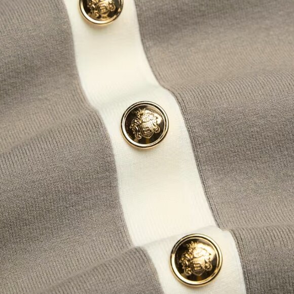 NWT Aritzia APPROACH Long Sleeve Cardigan Nomad Taupe M - Picture 6 of 6